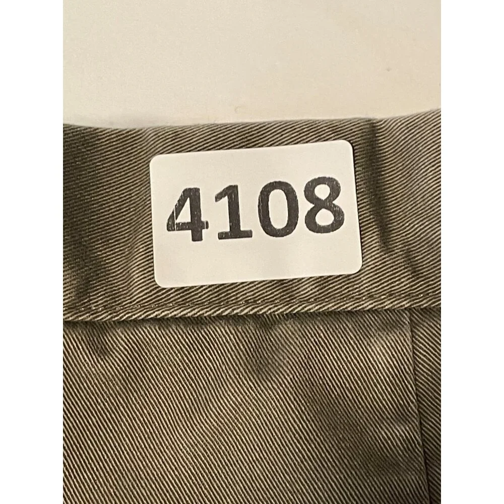 Dockers pants mens 34 x 29 pleated classic fit stain defender hook eye brown